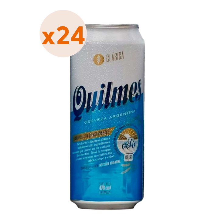 24x Cervezas Quilmes Lata 473cc