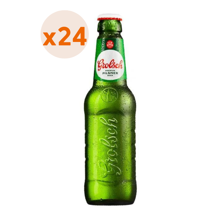 24x Cerveza Grolsch Premium Lager 330cc