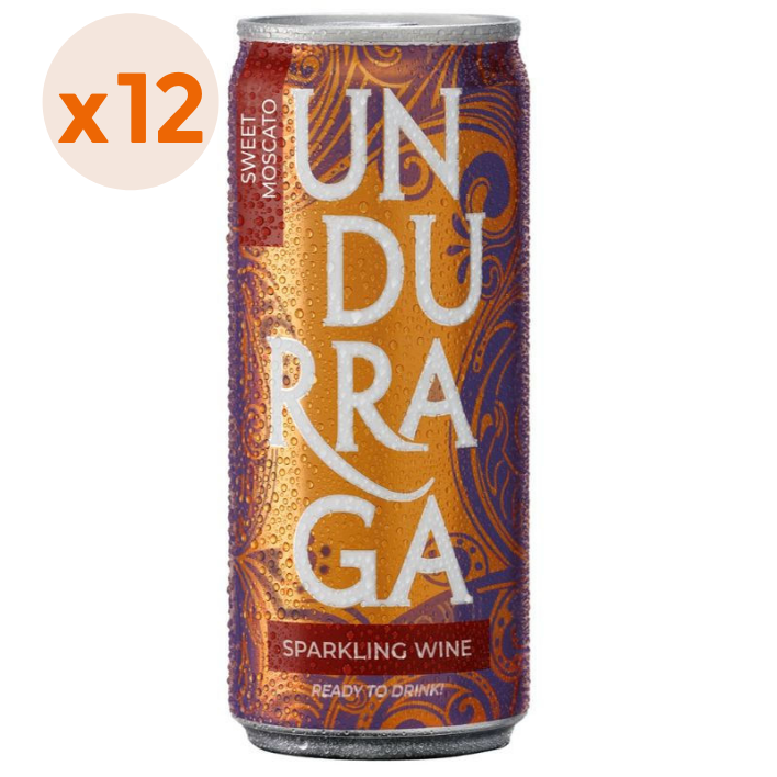 12x Undurraga Lata Moscato 250cc