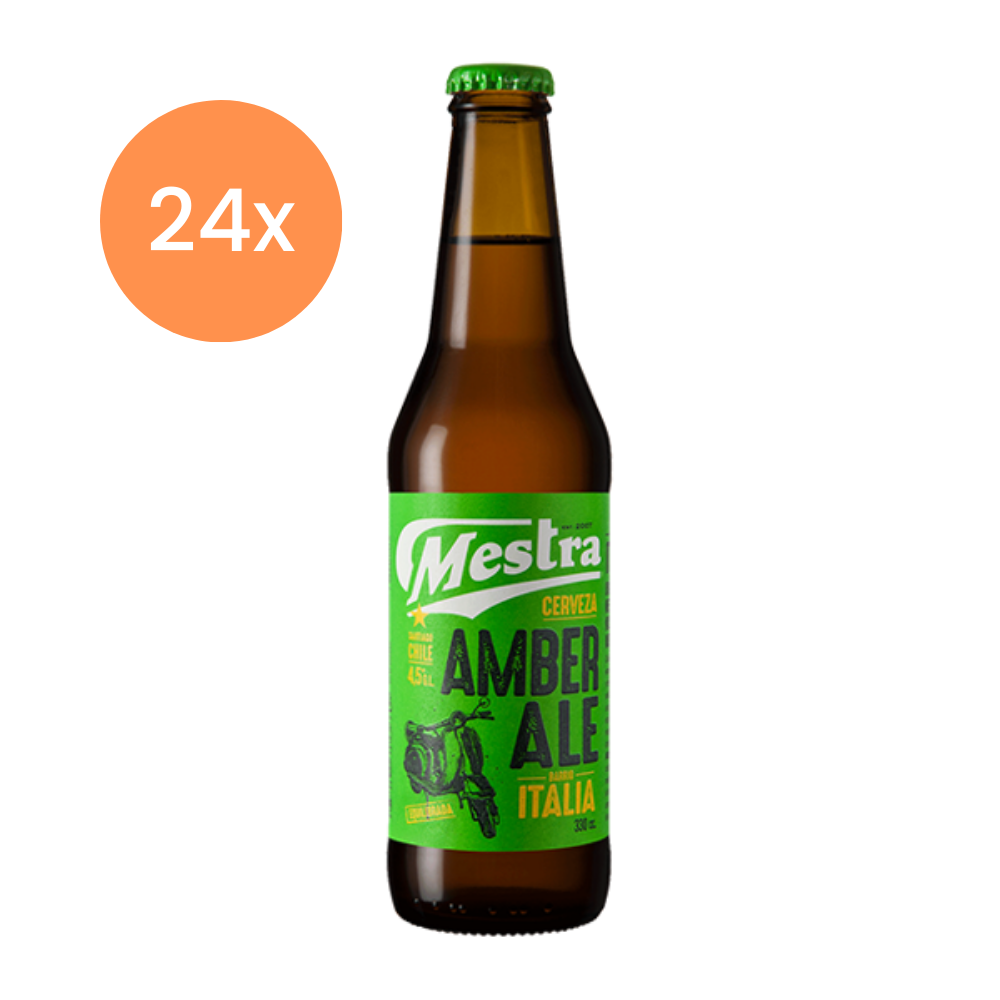 24x Cerveza Mestra Amber Ale 4.5° 330cc