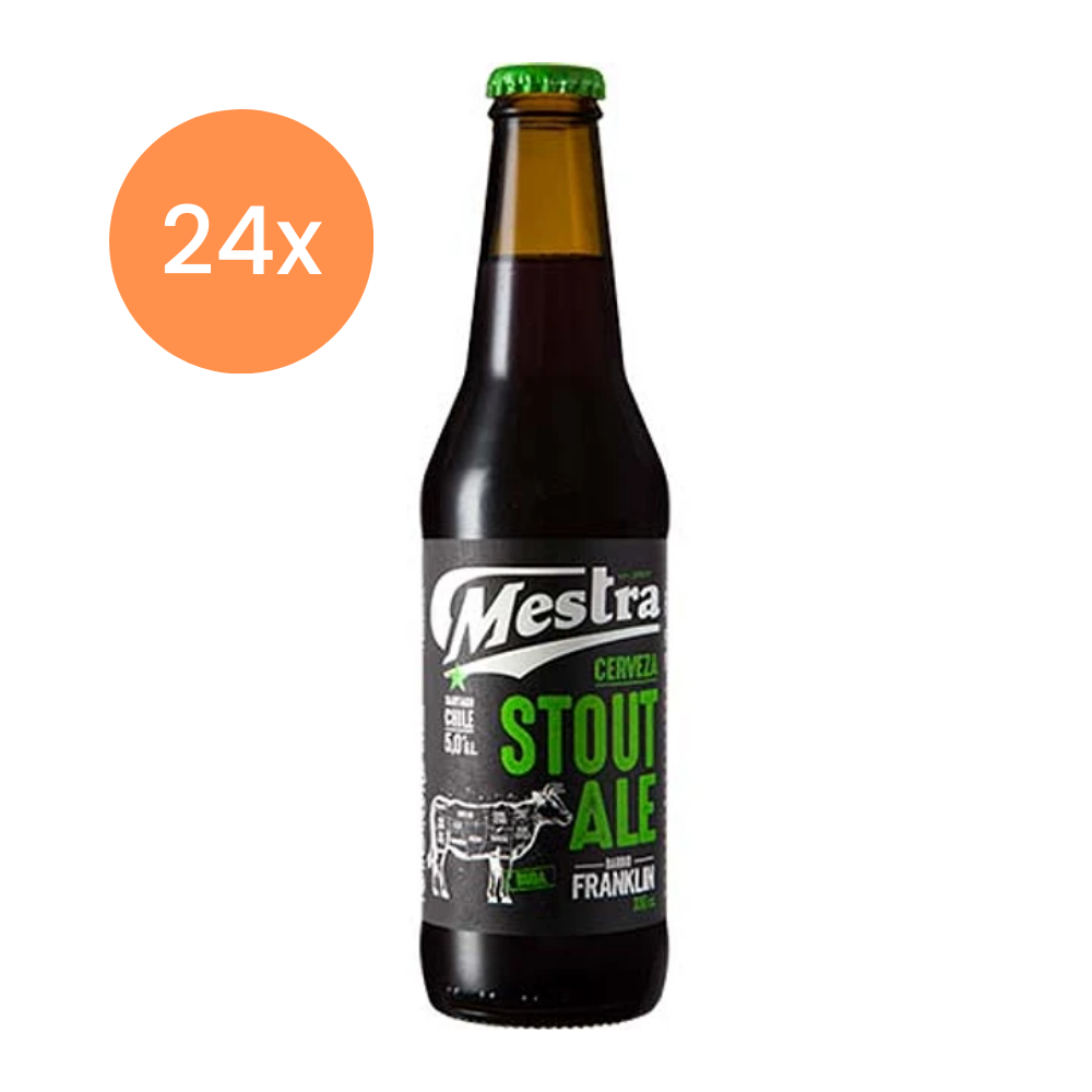 24x Cerveza Mestra Stout Ale 5° 330cc