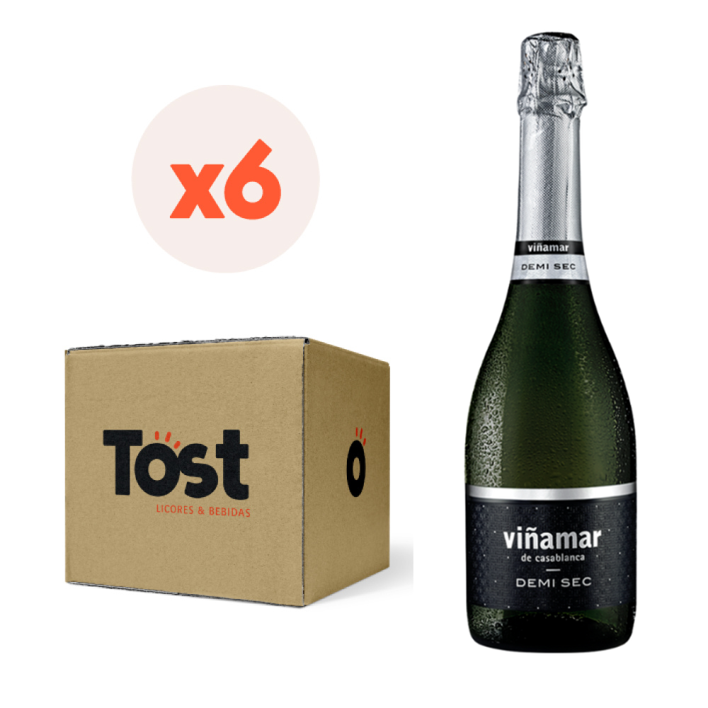 6x Espumante Viñamar Demi Sec 750cc – Tost