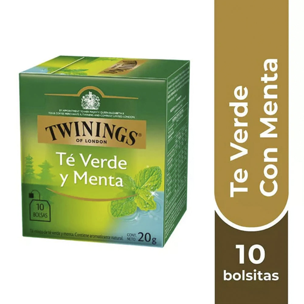 Té Verde Menta 10 Bolsas Twinings