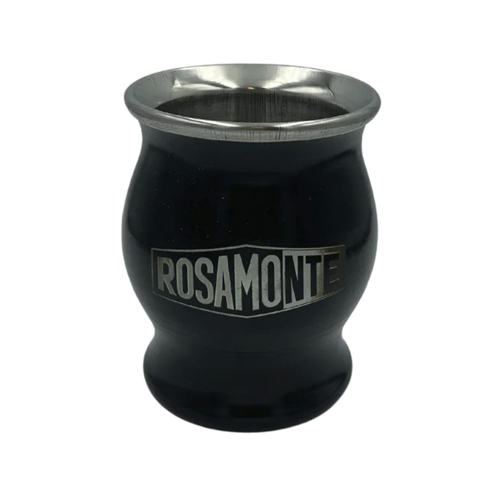 Maté Térmico Rosamonte Esmaltado Negro 25g