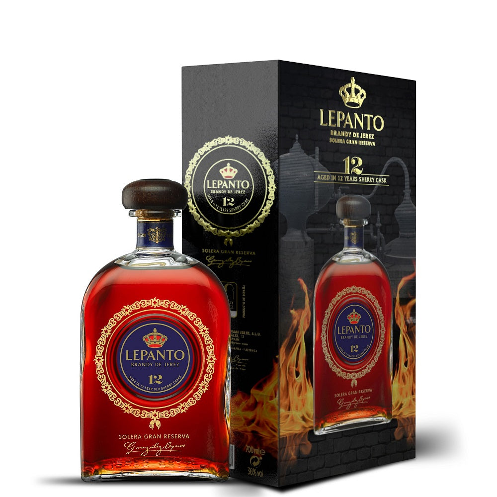 Brandy Lepanto Sherry Casks 12 Años 36° 750cc