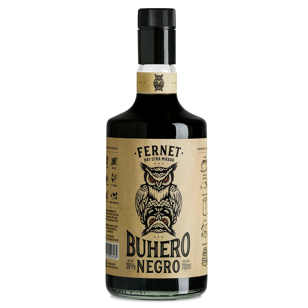 Licor Fernet Buhero Negro 39° 700cc