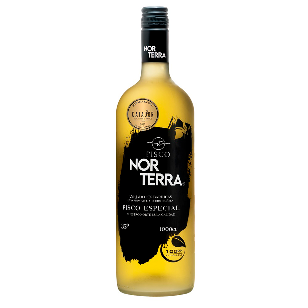 Pisco Añejado Norterra 35° 1000cc