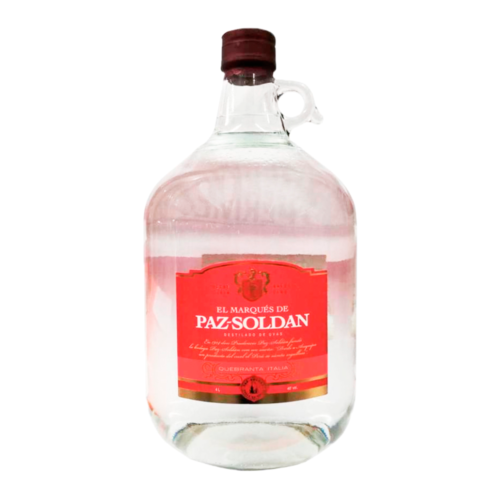 Aguardiente El Marquez De Paz Soldan Botellón 40° 4000cc