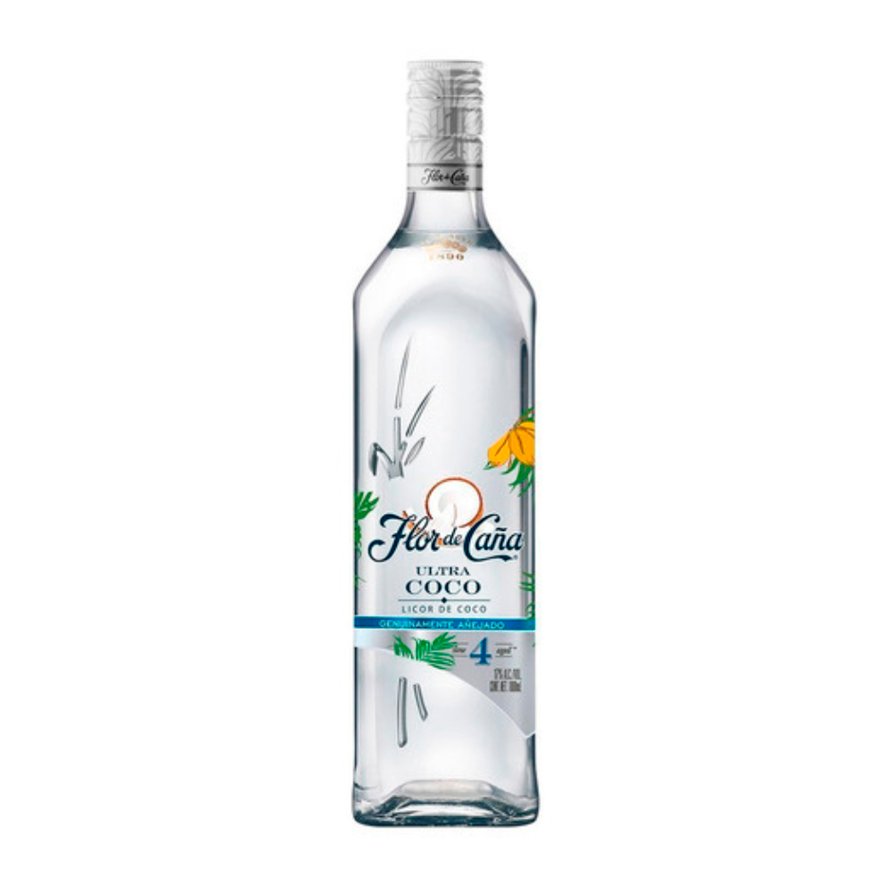 Ron Flor De Caña Ultra Coco 4 Años 17° 1000cc