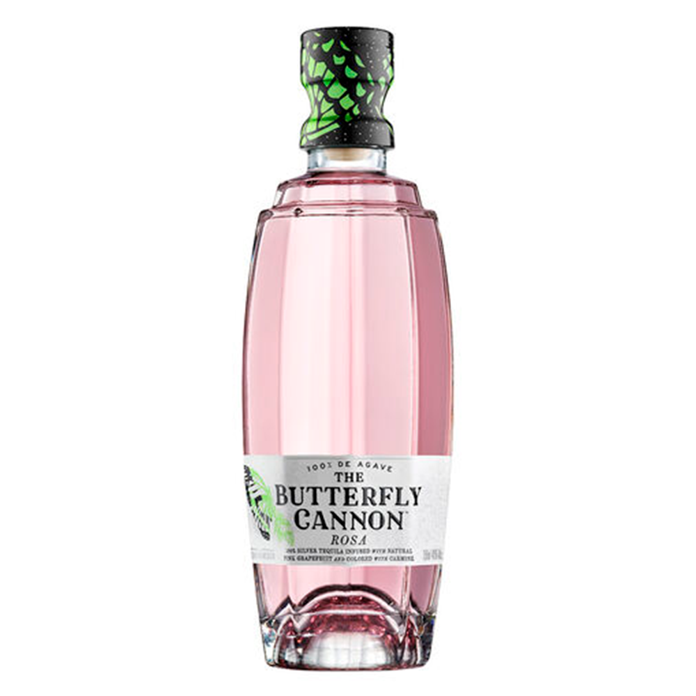 Tequila Butterfly Cannon Rosa 40° 500cc