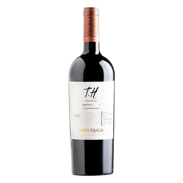 Vino Undurraga TH Cepas 750cc, botella SKU 20VN1017 Merlot
