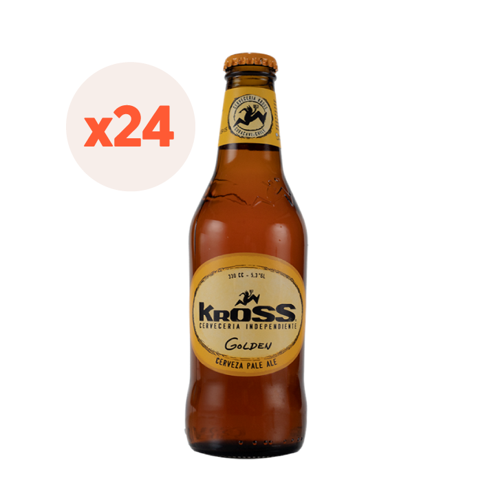 24 x Cerveza Kross Golden 330cc