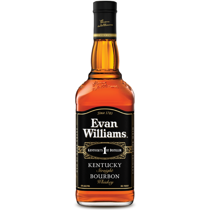 Whiskey Bourbon Evan Williams Black 750cc