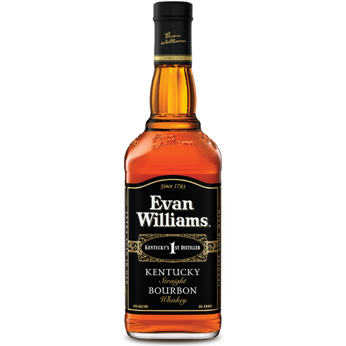 Whiskey Bourbon Evan Williams Black 1000cc