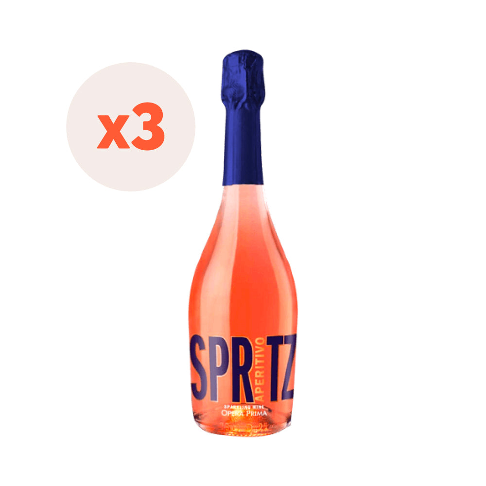 3x Espumantes Opera Prima Spritz 750cc ($4.330 c/u)