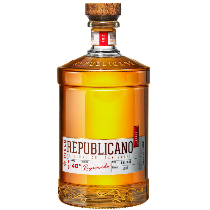 Pisco El Republicano Añejado en Roble 40º 750cc