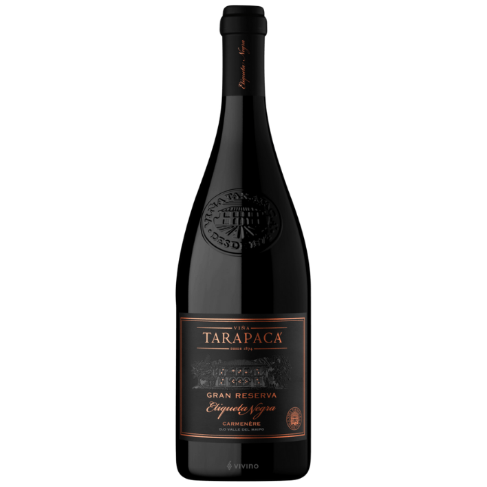 Vino Tarapacá Gran Reserva Etiqueta Negra Cepas 750cc