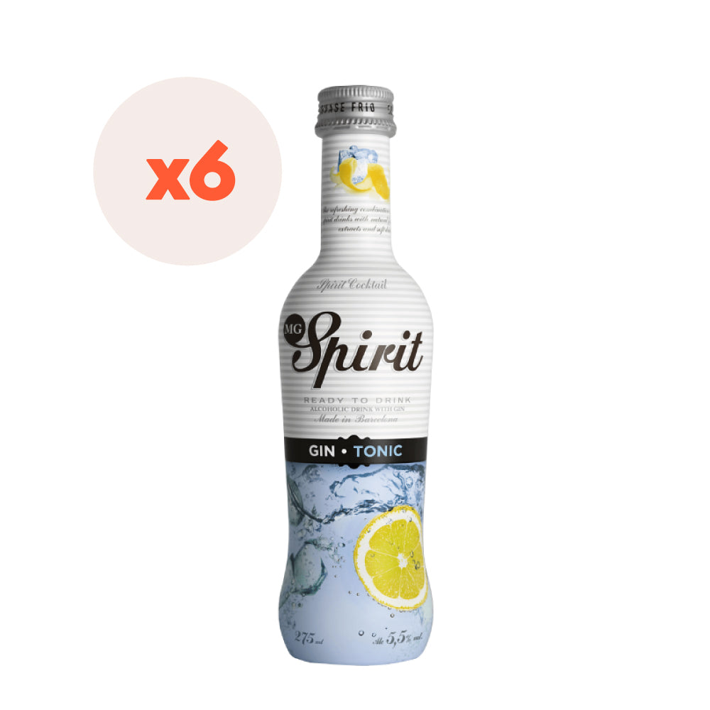6x Spirit Gin Tonic 5,5º 275cc ($1.498 c/u)