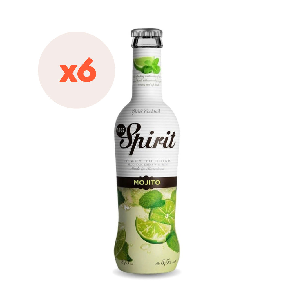 6x Cóctel MG Spirit Mojito 5,5º 275cc