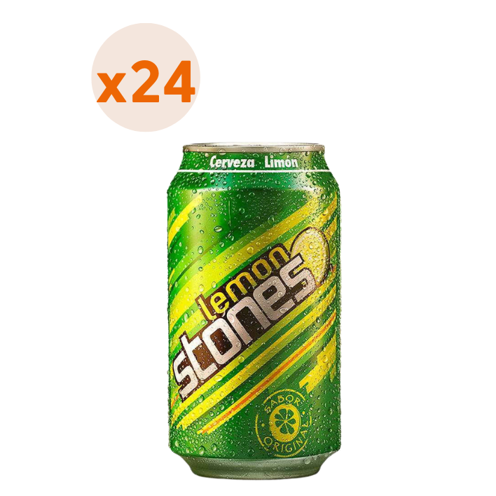 24x Cerveza Lemon Stones Lemon Lata 350cc