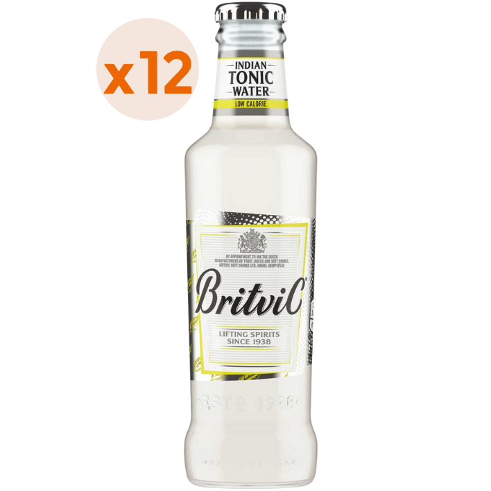 12x Britvic Agua Tónica Low Calorie (Zero) 200cc