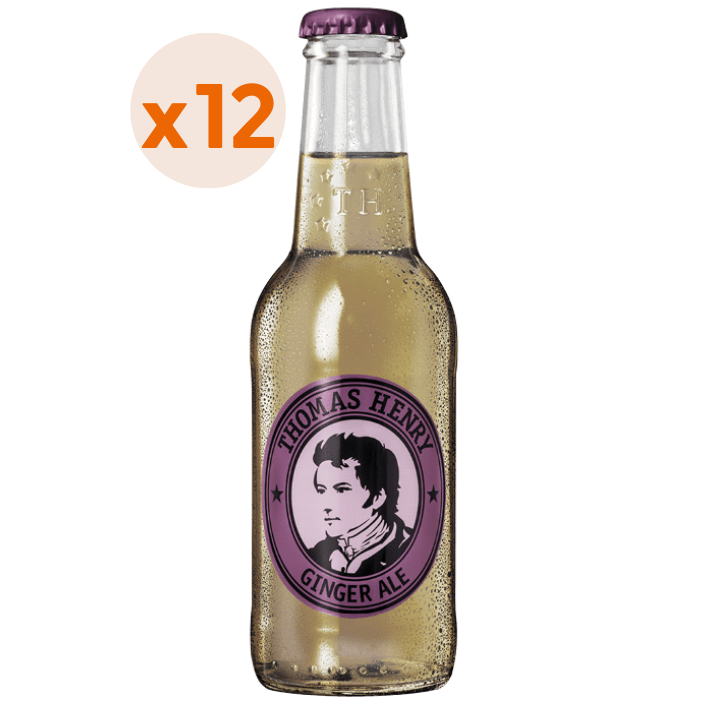 12x Thomas Henry Ginger Ale 200cc