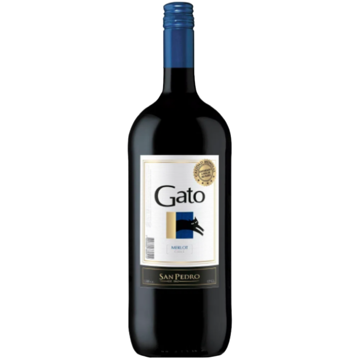 Vino Gato Merlot Botellón 1500cc