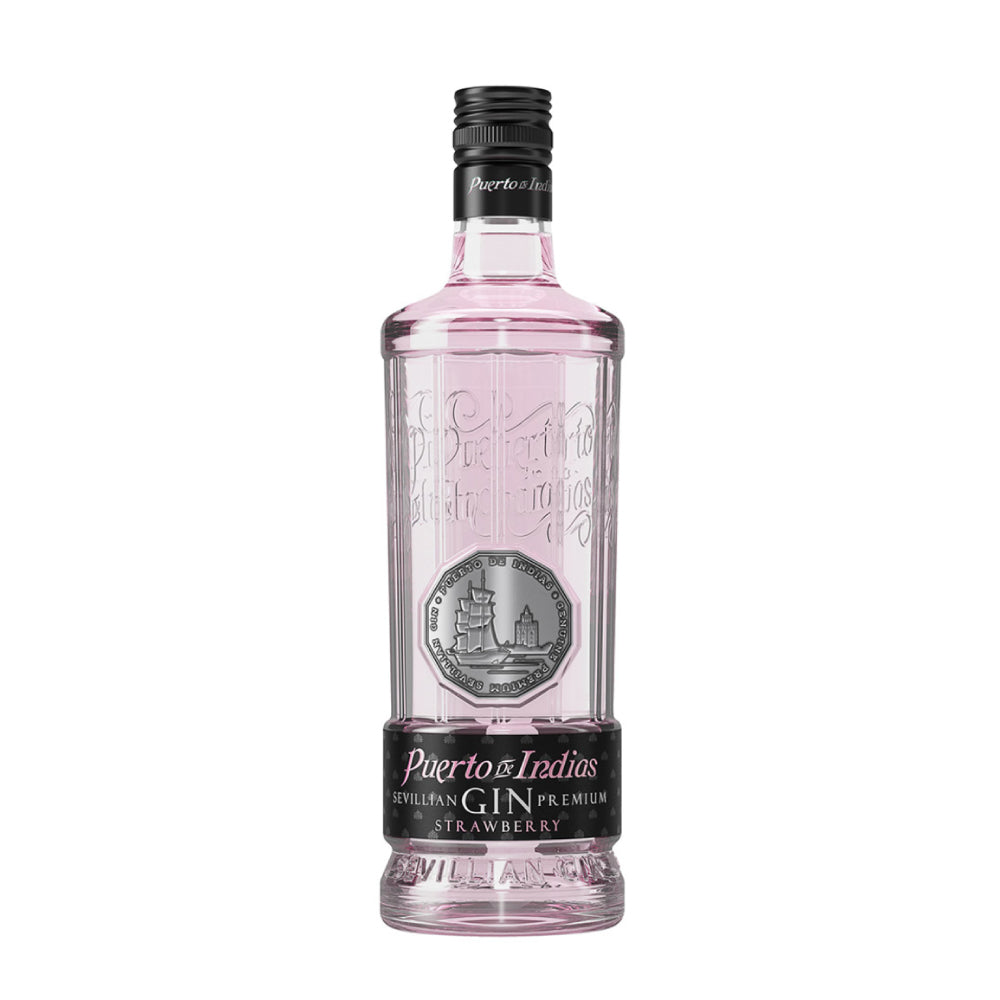 Gin Puerto de Indias Premium Strawberry 700cc