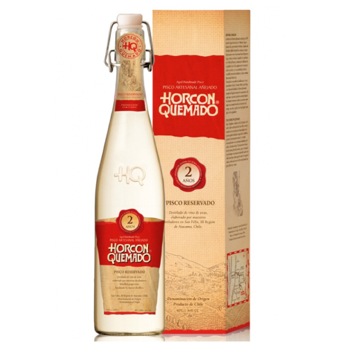 Pisco Horcón Quemado 2 Años 40º 645cc