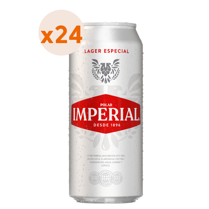 24 x Cerveza Imperial Lata 470cc