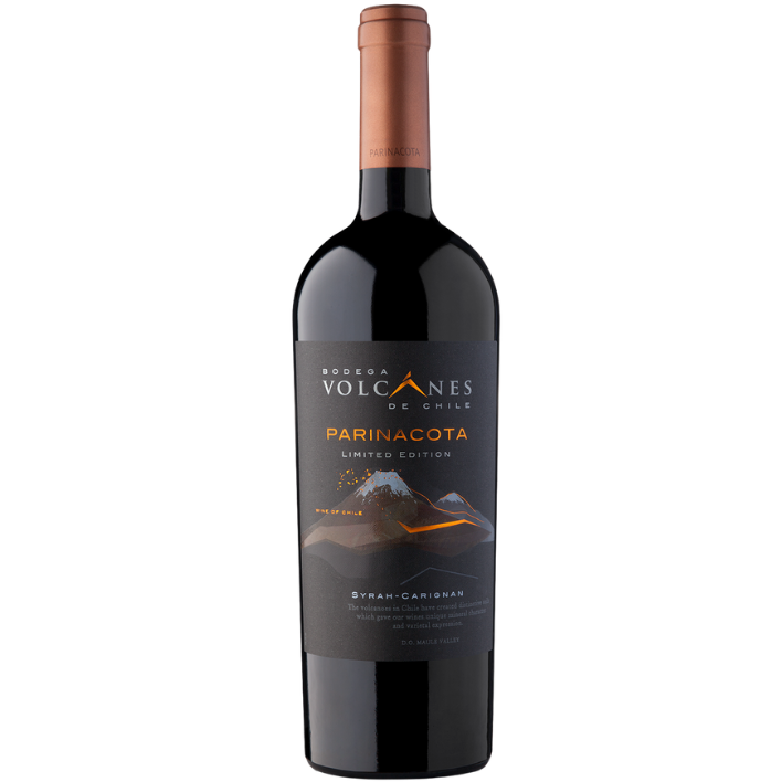 Vino Volcanes de Chile Parinacota Syrah Carignan - Maule 750cc