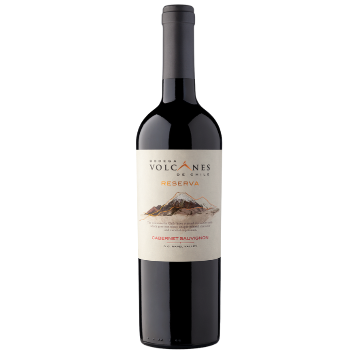Vino Volcanes de Chile Reserva Cepas 750cc