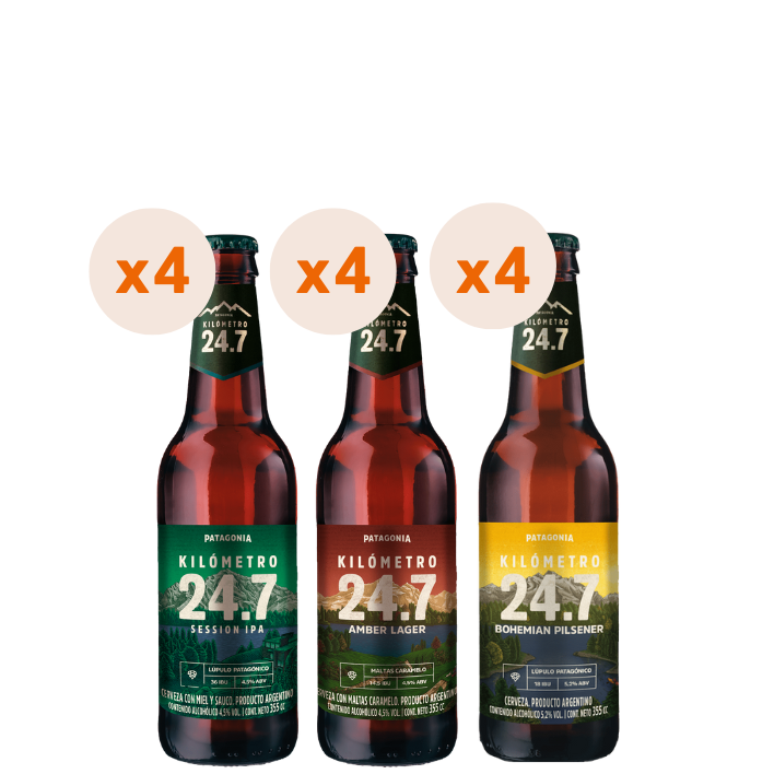 Pack Kilómetro 24.7 Mix 12 Botellas