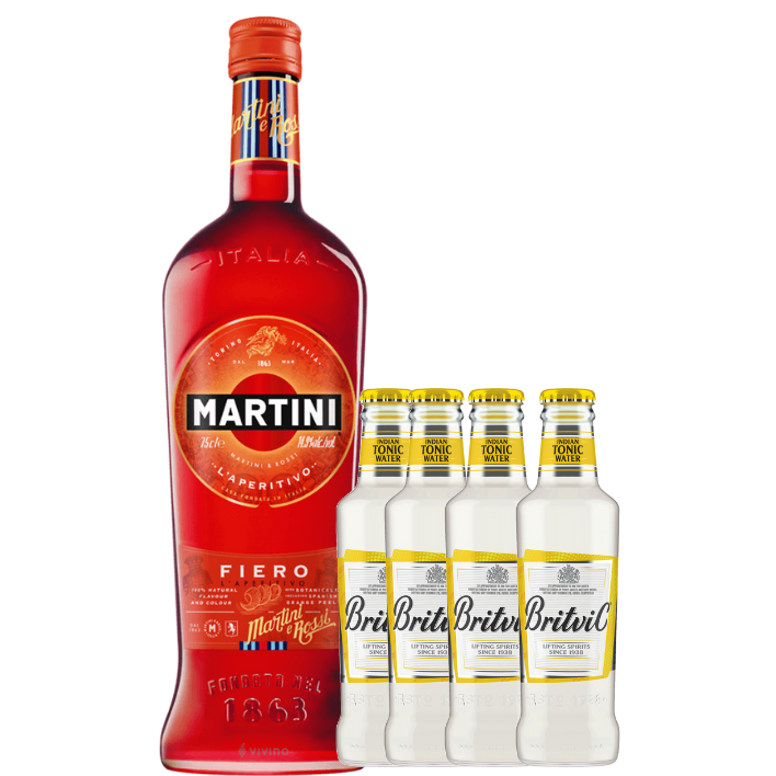 Pack Martini Fiero 750cc + 4 Agua Tónica Britvic