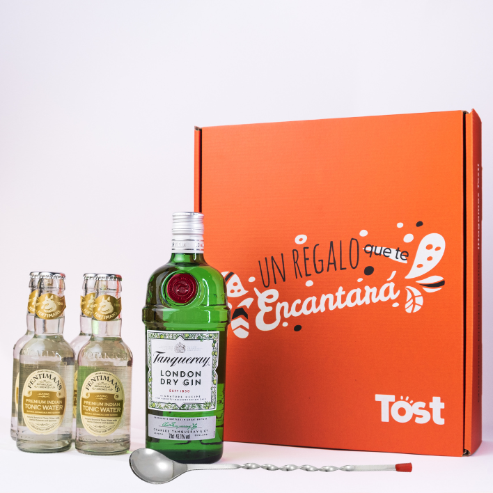 Caja Tost Gin Tanqueray Tonic