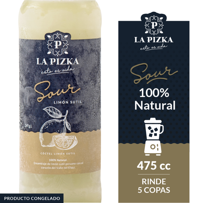 Pisco Sour Limón Sutil La Pizka 475 cc