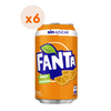 Pack 6x Bebida Fanta Zero Lata 350cc