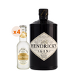 Gin Hendricks + 4 Agua Tónica Fentimans