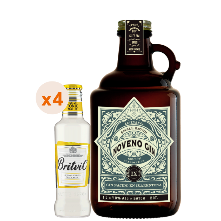 Pack Gin Noveno Britvic