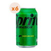 6x Bebida Sprite Zero Lata 350cc