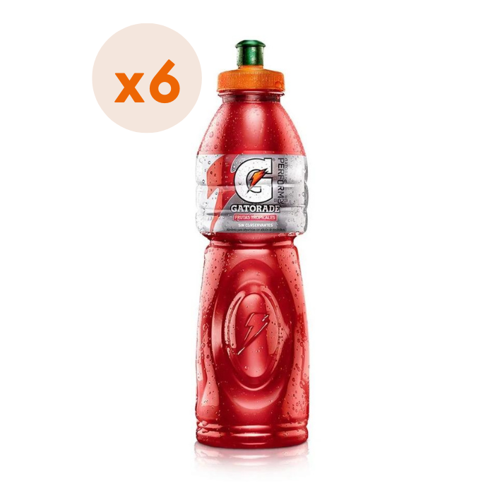 6x Gatorade Frutas Tropicales 750cc