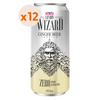 12x London Wizard Ginger Beer Zero Lata 355cc