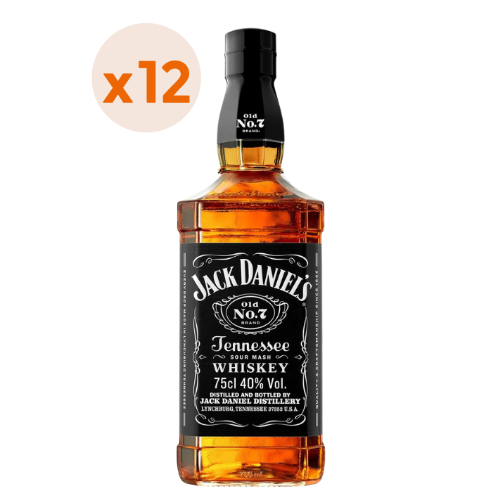12x Whiskey Jack Daniel's Variedades 750cc ($20.590 c/u)