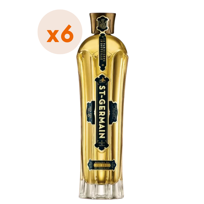 6x Licor Flor de Sauco Saint Germain 750cc