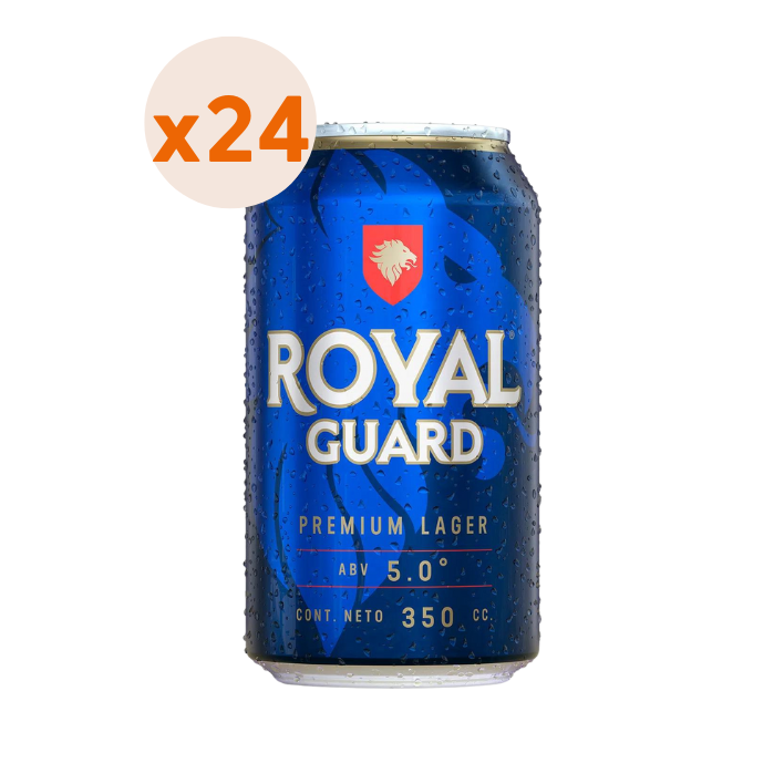 24x Cerveza Royal Guard Lata 350cc