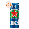 24x Cerveza Heineken Sin Alcohol Lata 470cc