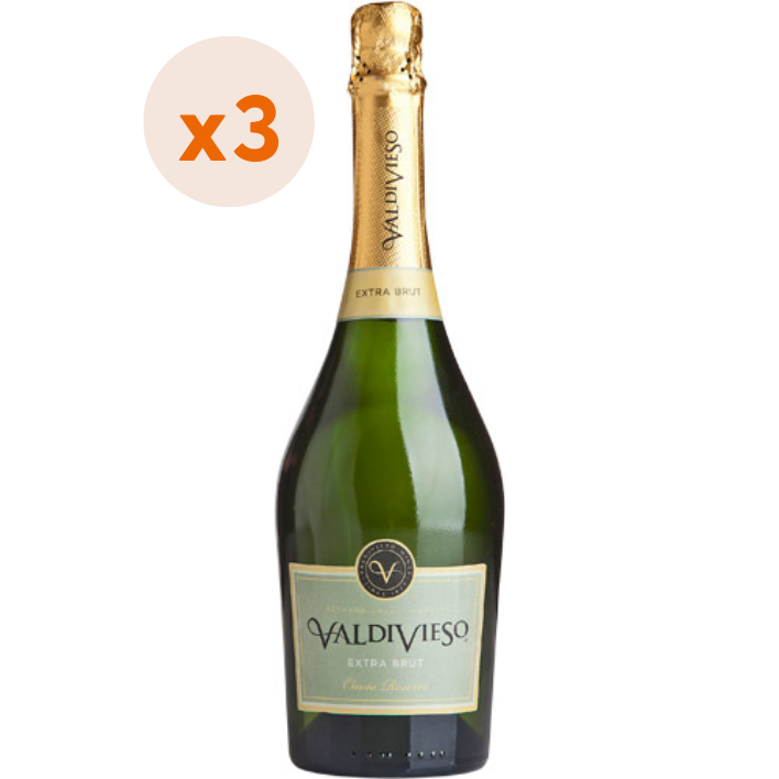 3x Espumante Valdivieso Variedades Premium
