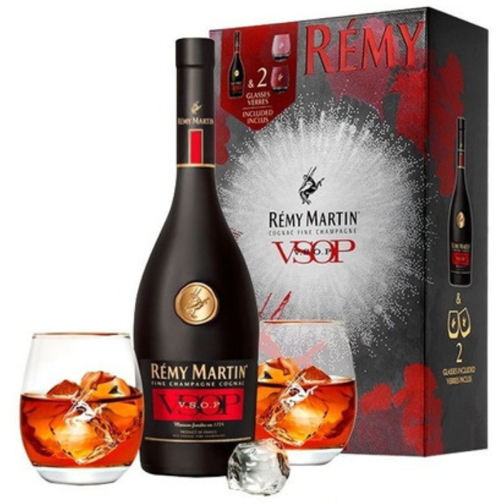 Pack Cognac Remy Martin V.S.O.P + Vasos Premium