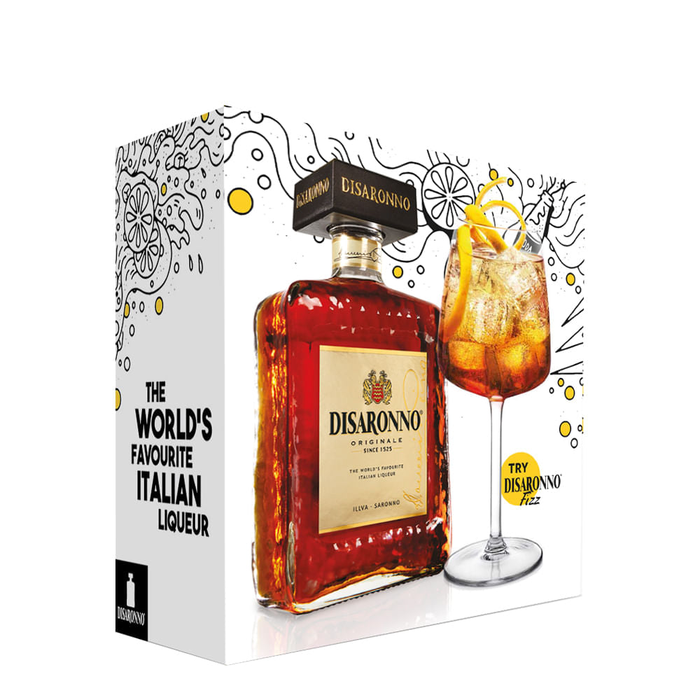 Pack Amaretto Disaronno 700cc + Copa