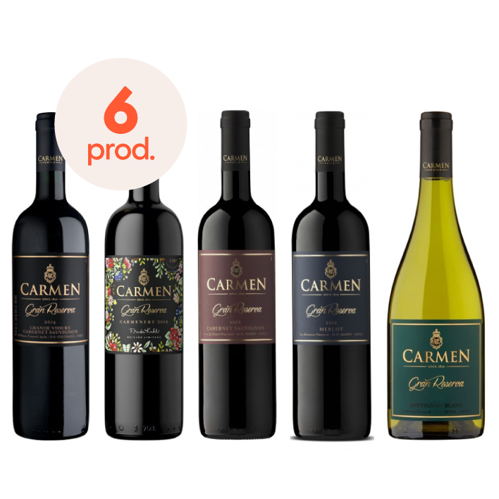 Pack Gran Carmen ( 6 vinos )